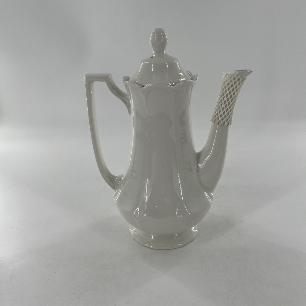 5 Meakin Heirloom Ironstone Teapot Coffee Pot Creamer Sugar Royal Staffordshire - Picture 9 of 15